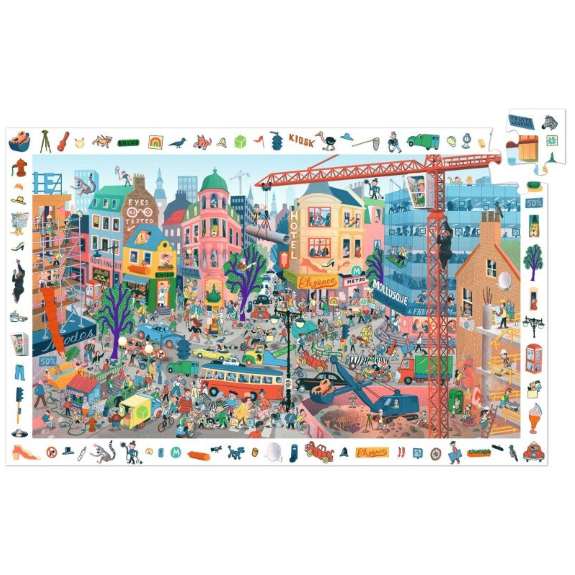 Dėlionė - The city