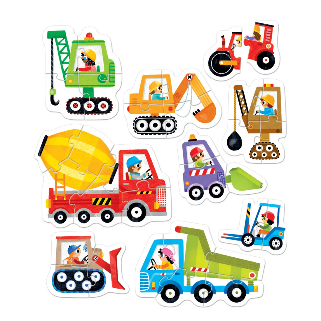 Dėlionė Construction Vehicles