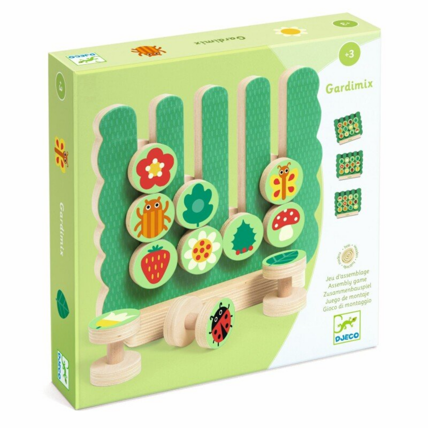 Educational wooden game - Gardimix
