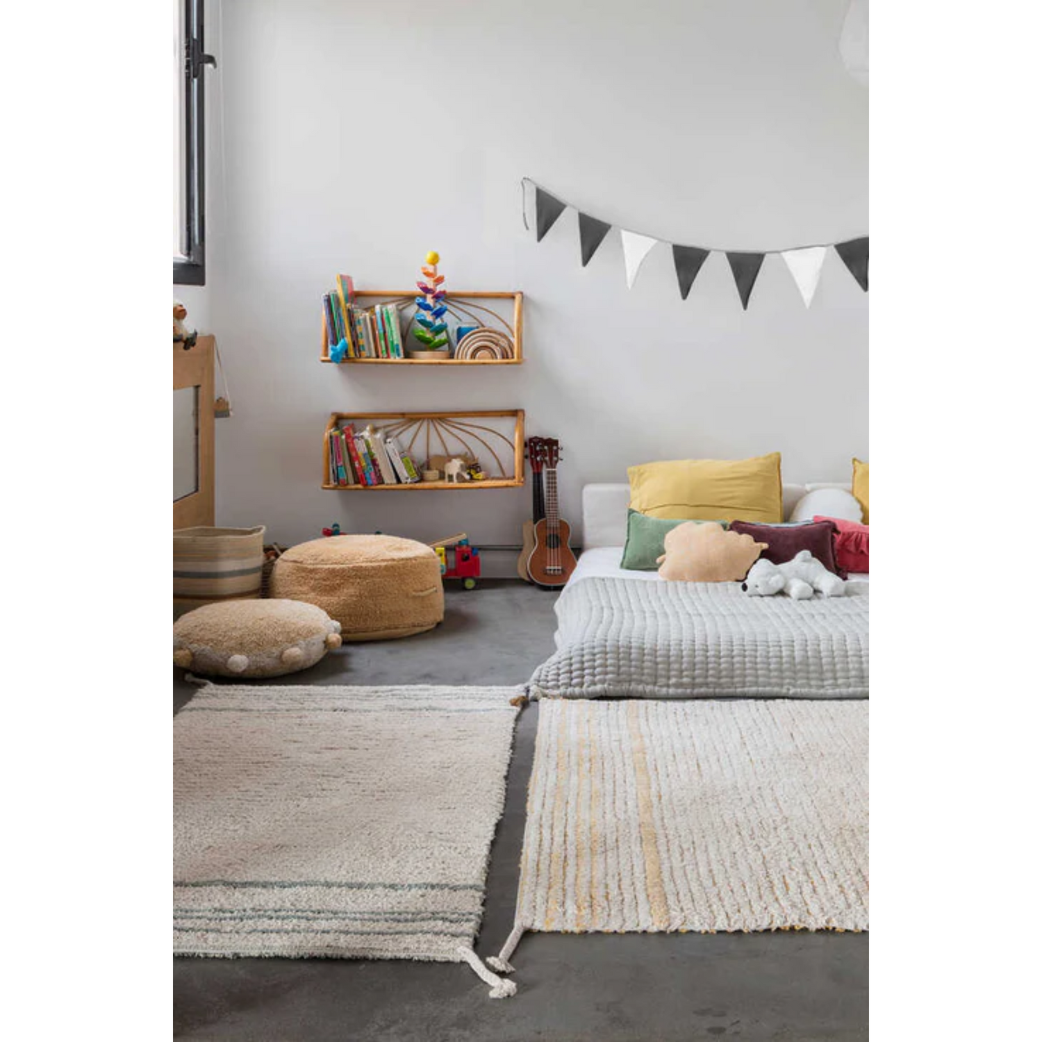 Double-sided rug Twin Vintage Blue