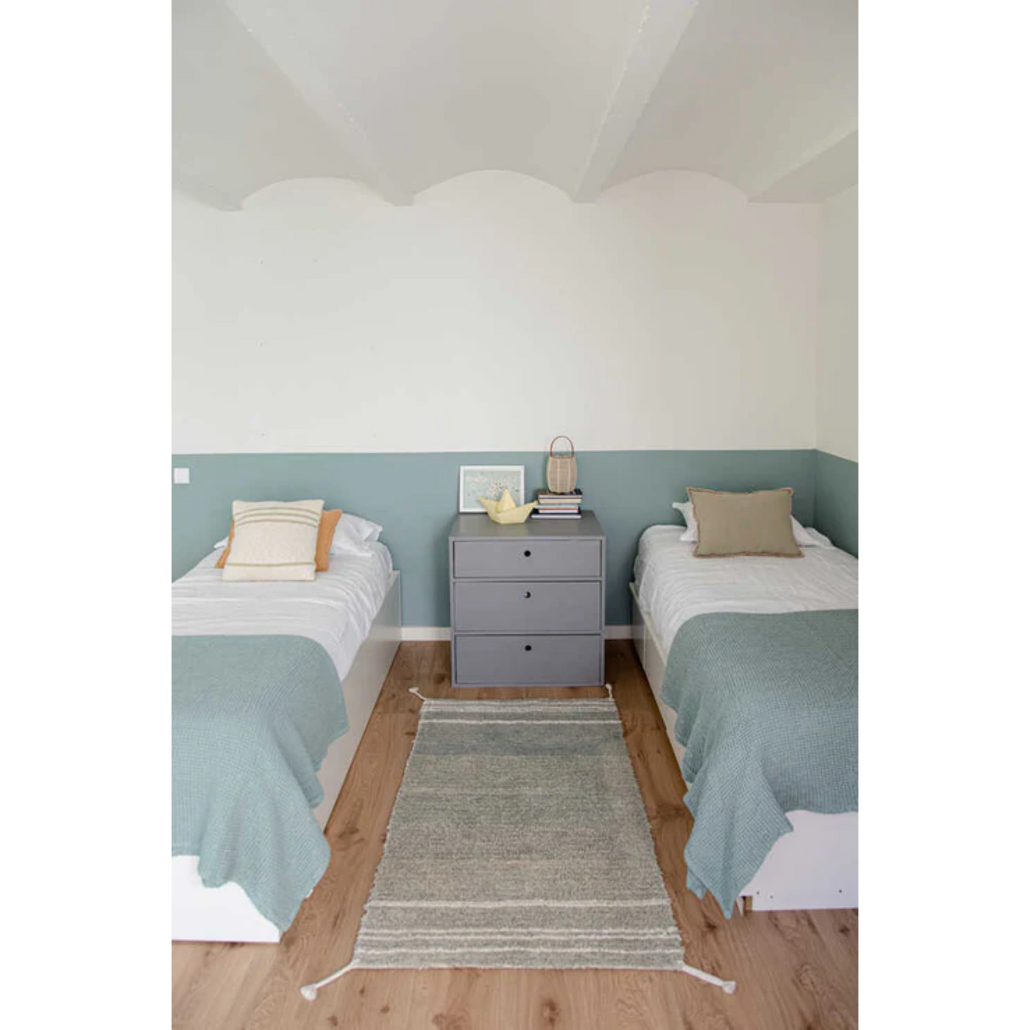 Double-sided rug Twin Vintage Blue