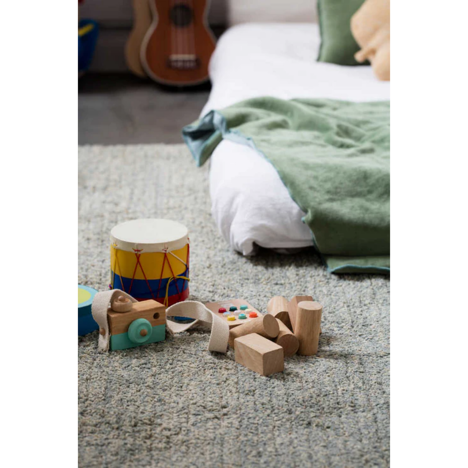 Double-sided rug Twin Vintage Blue