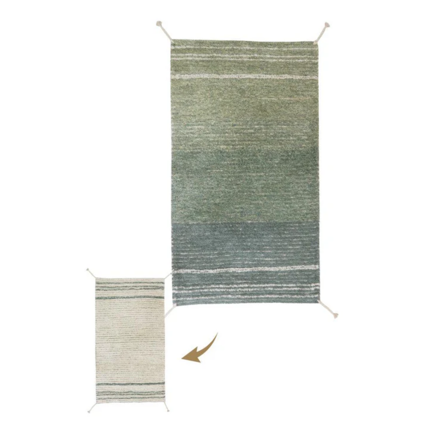 Double-sided rug Twin Vintage Blue