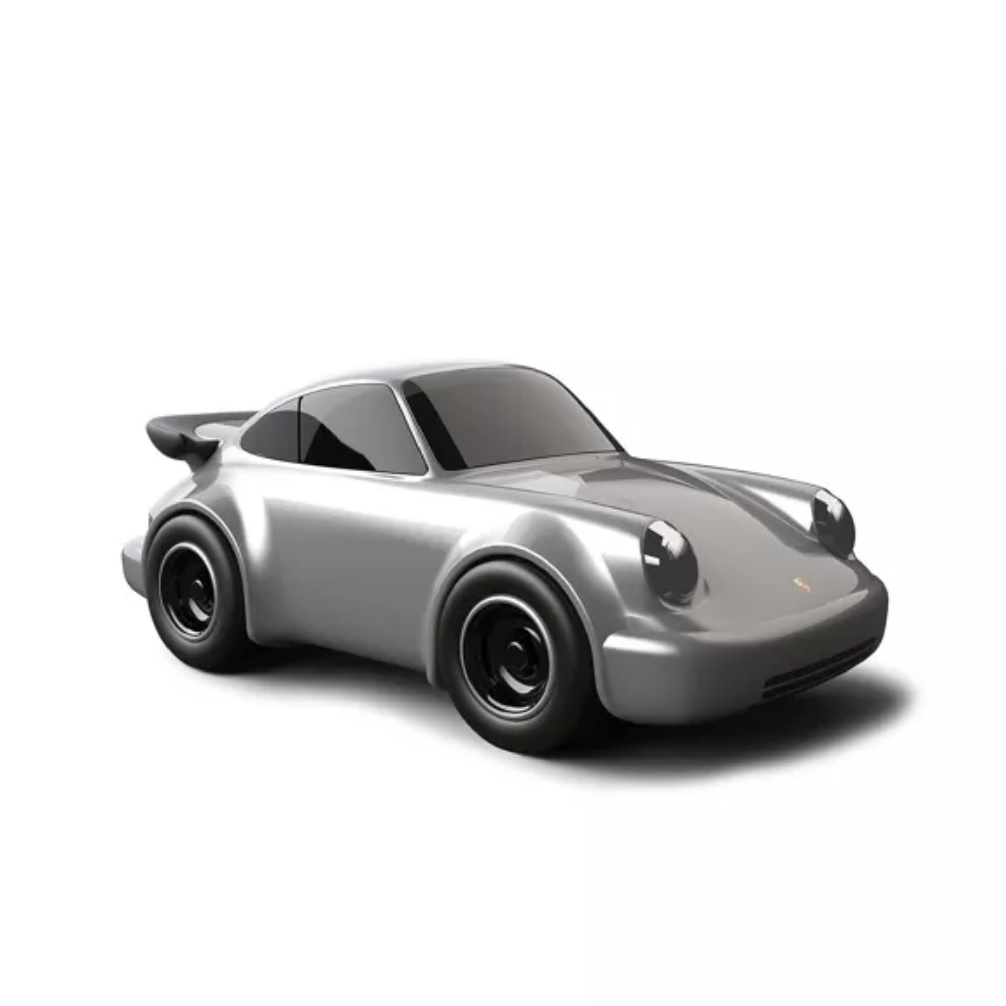 Porsche 911 Silver racing car
