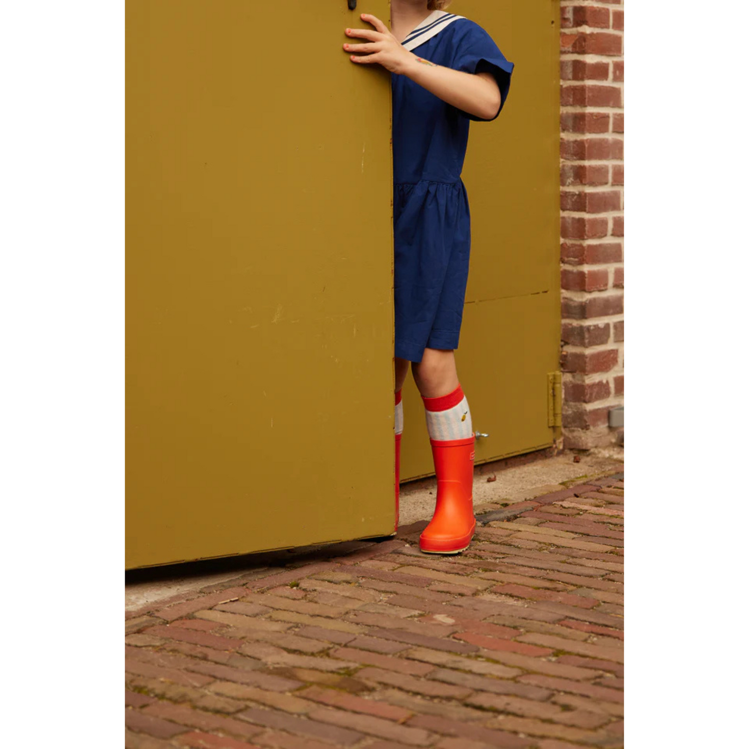 Socks - stripes | zissou blue