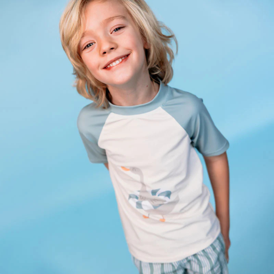 Swim shirt - Green Goose