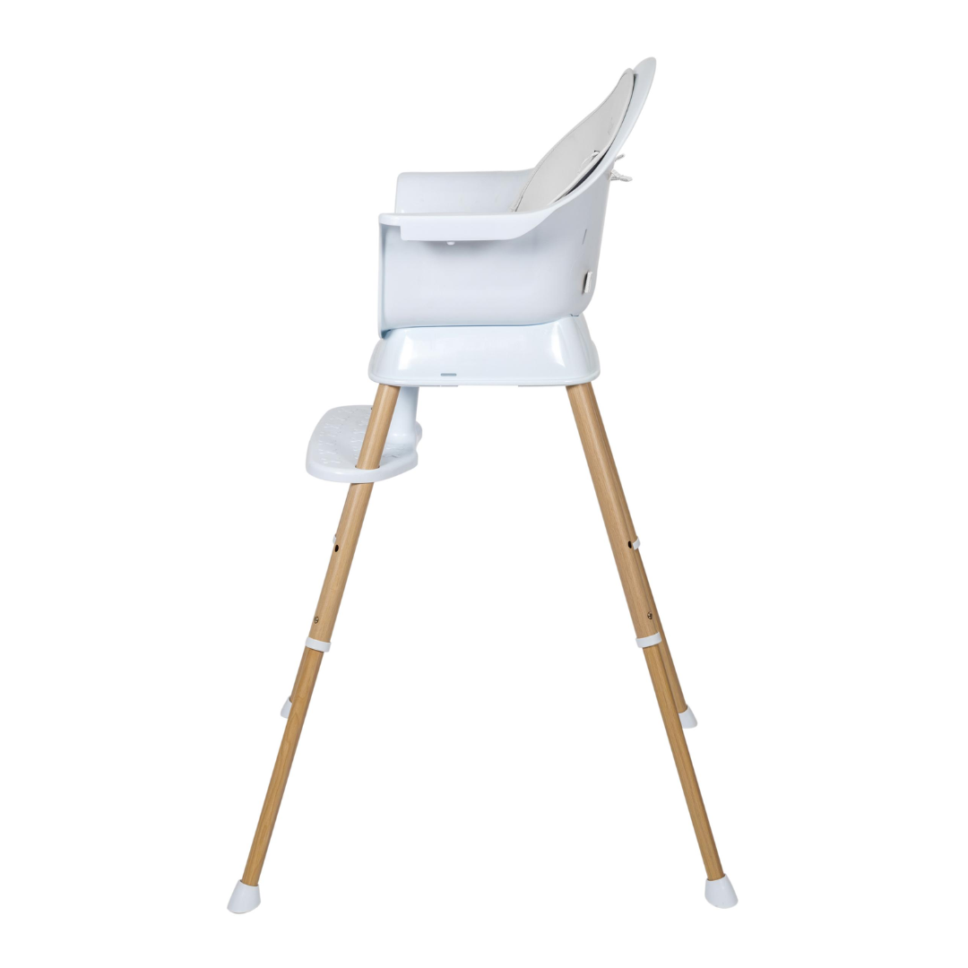 Highchair Ultimo 3 Luxe - White-Natural