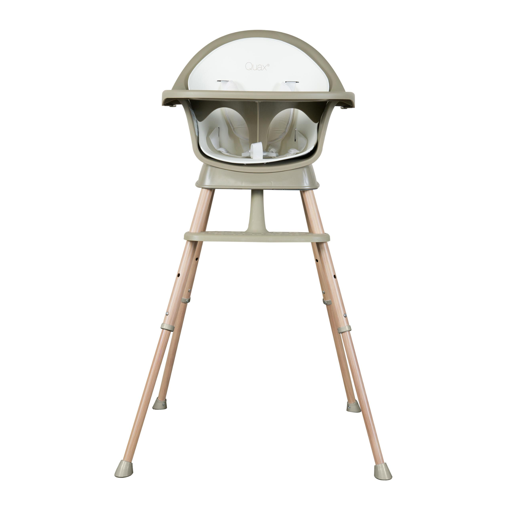 Quax highchair Ultimo 3 Luxe - Black/walnut