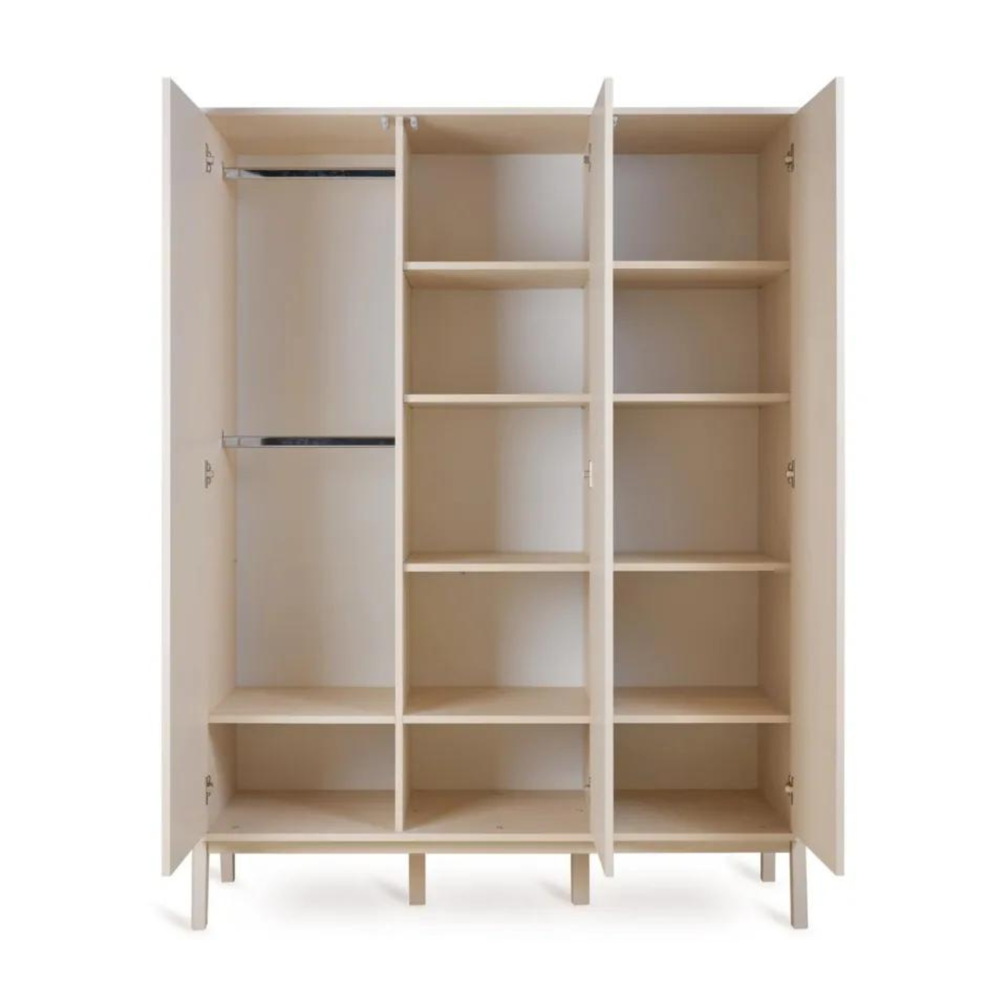 Wardrobe Ashi 3 doors - Various colors