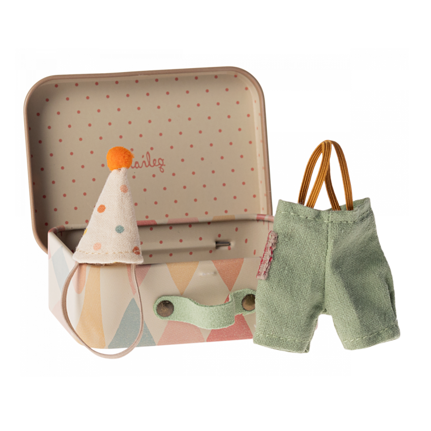 Circus clothes in a suitcase