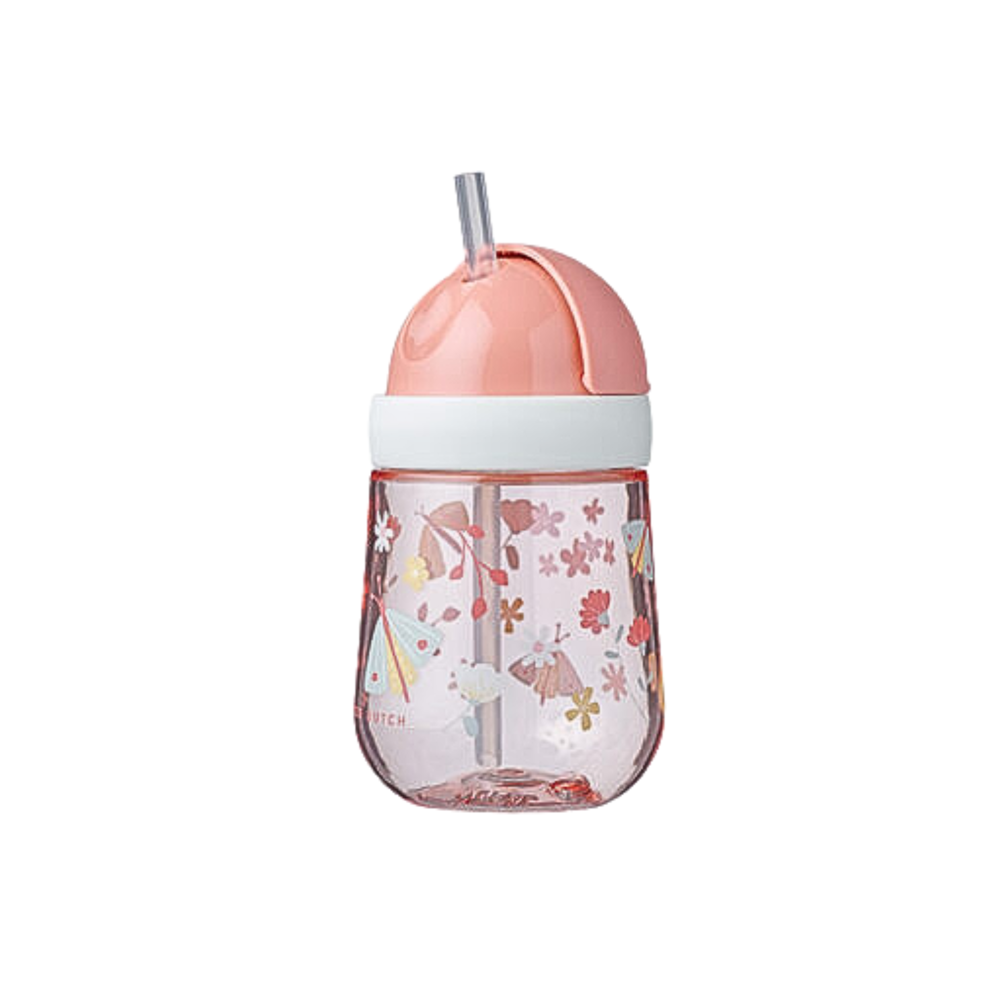 Drinking straw - Flowers & Butterflies