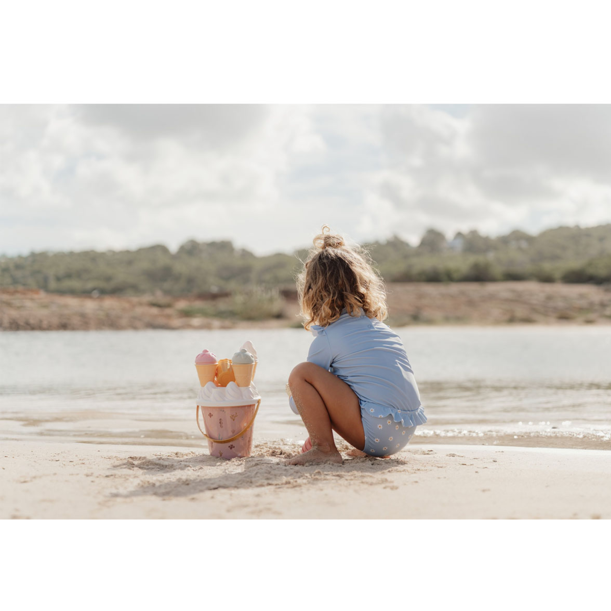 Sand toys - ice cream making set Ocean pink
