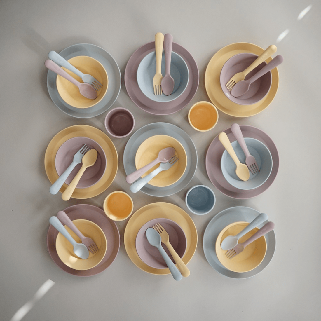 Šakutės ir šaukšto rinkinys - Powder Blue