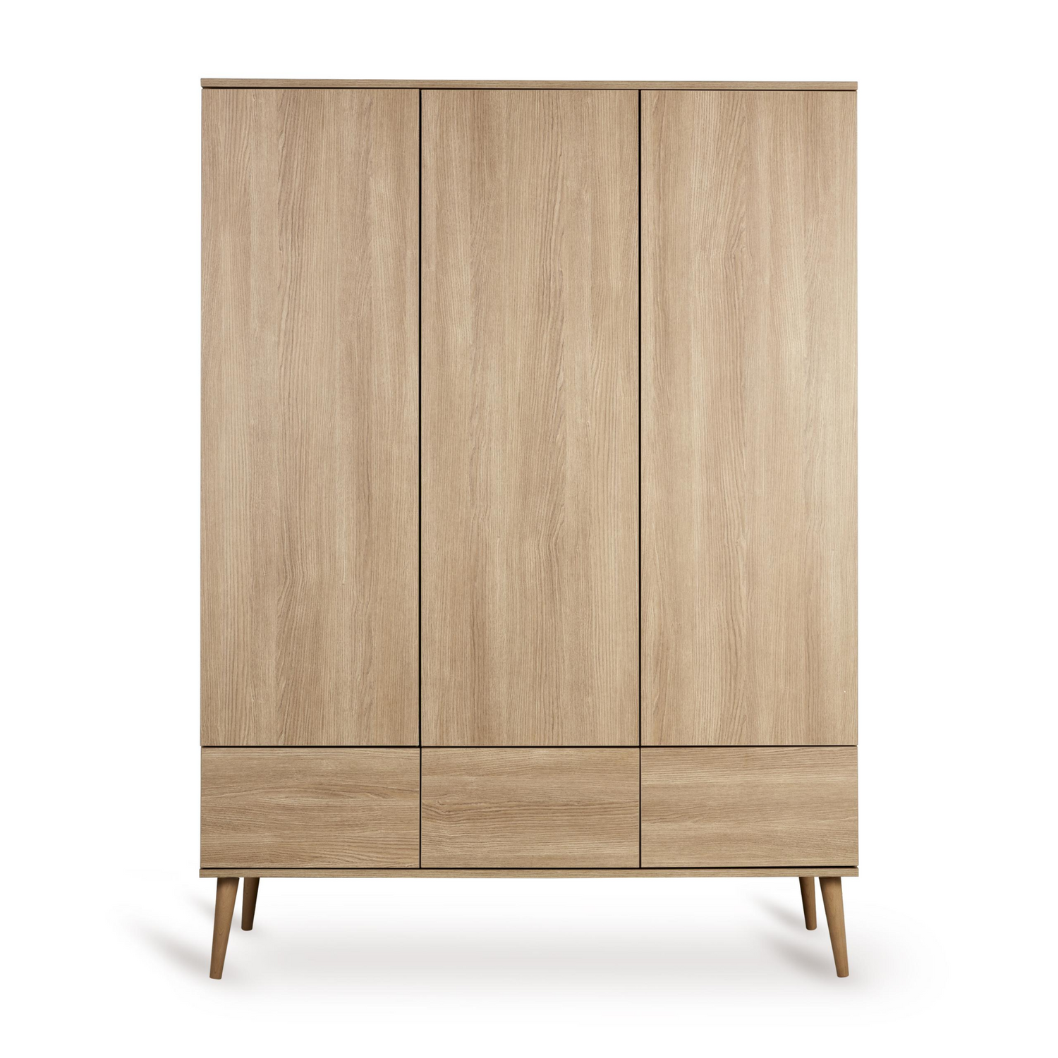 Quax wardrobe Flow Clay & Oak - 3 doors