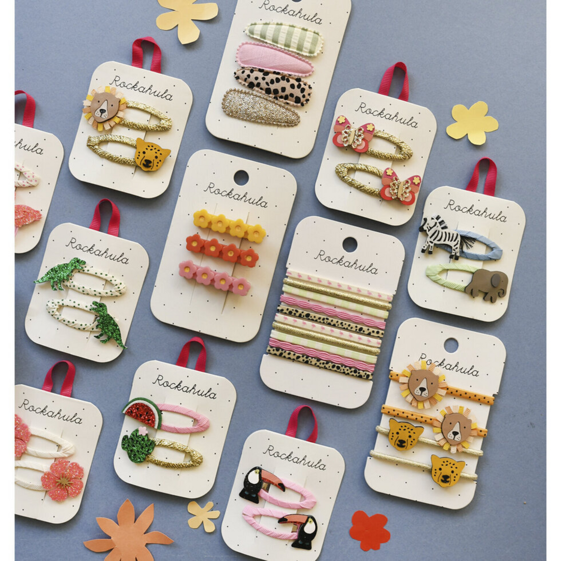 Plaukų segtukai - Spotty T-Rex