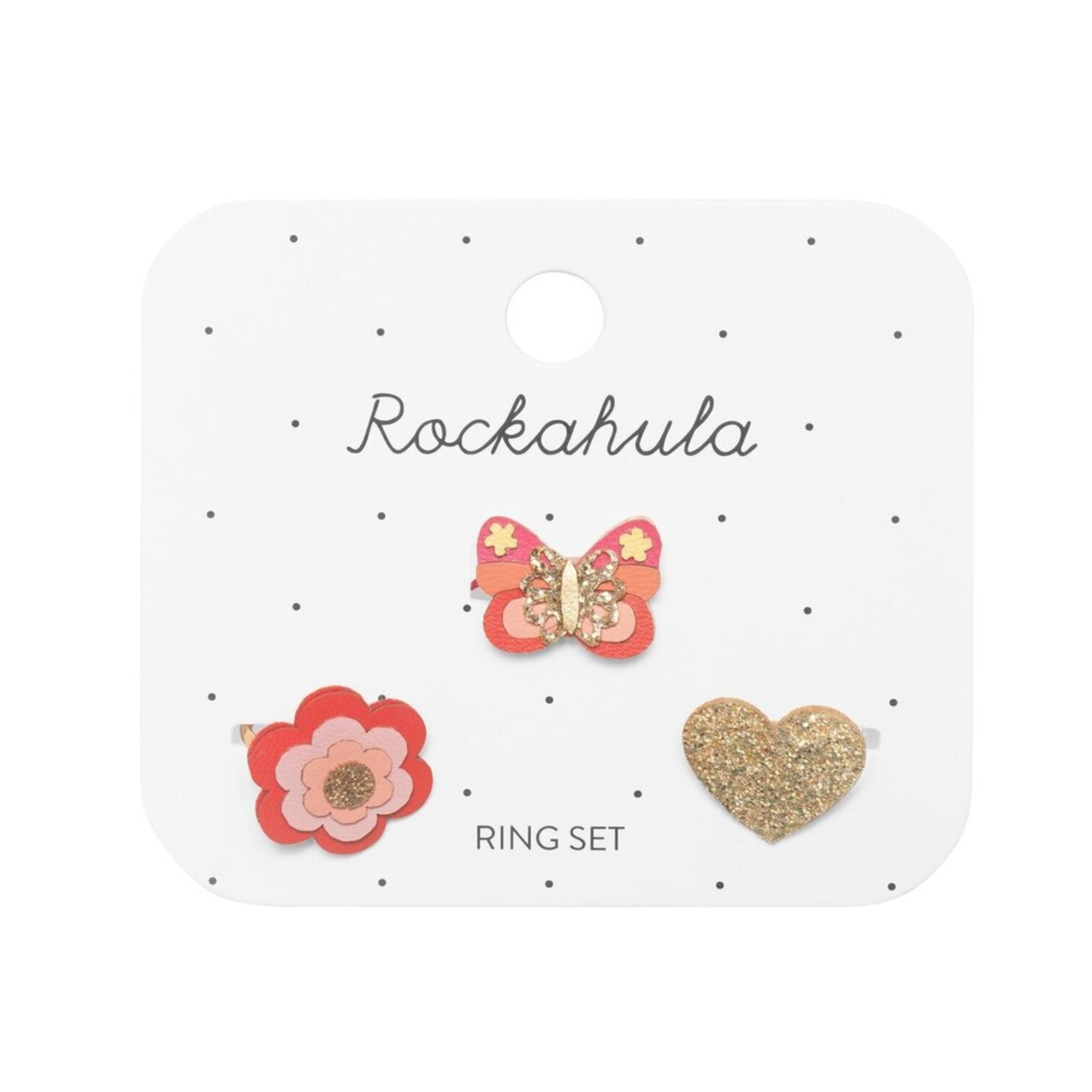 Žiedų rinkinys - Bella Butterfly