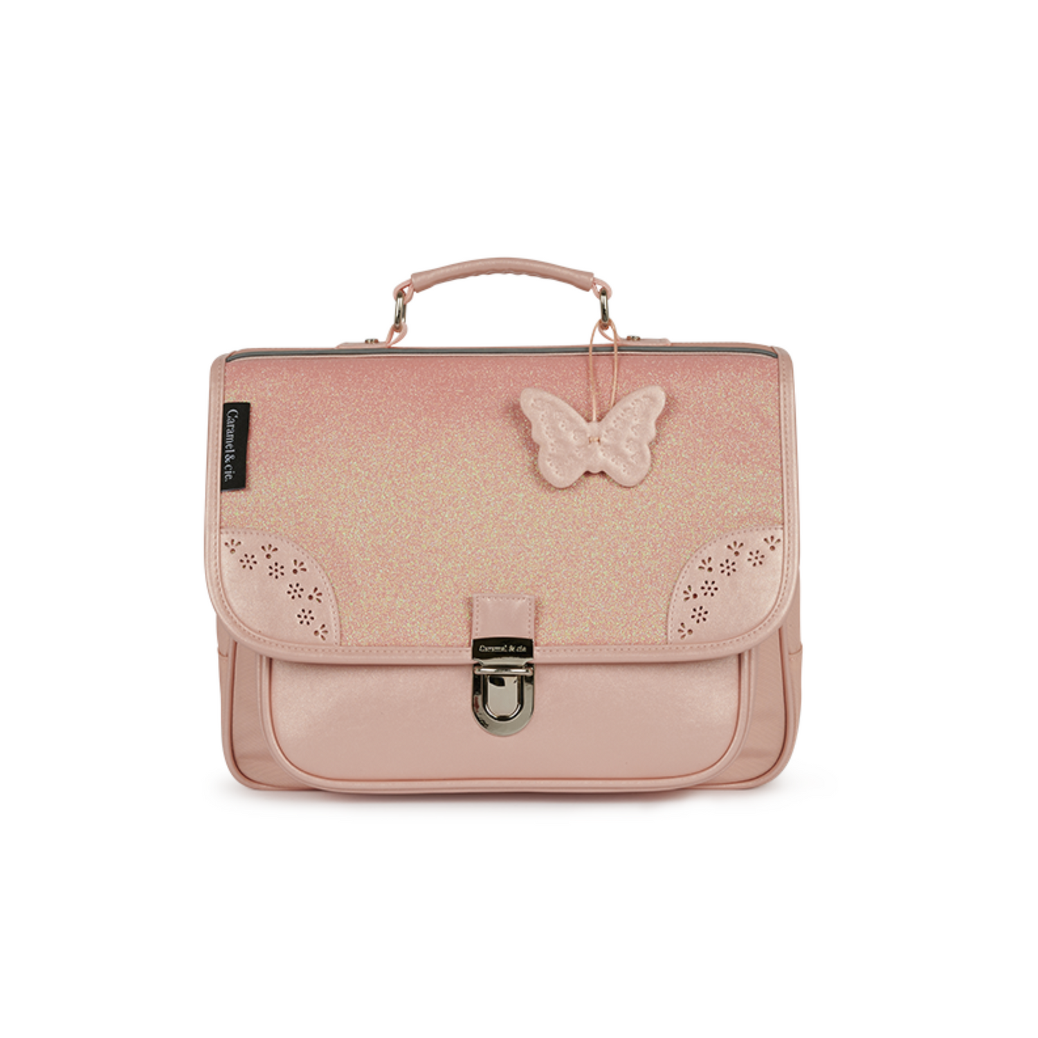 Mažas mokyklinis portfelis - Pink Oxford