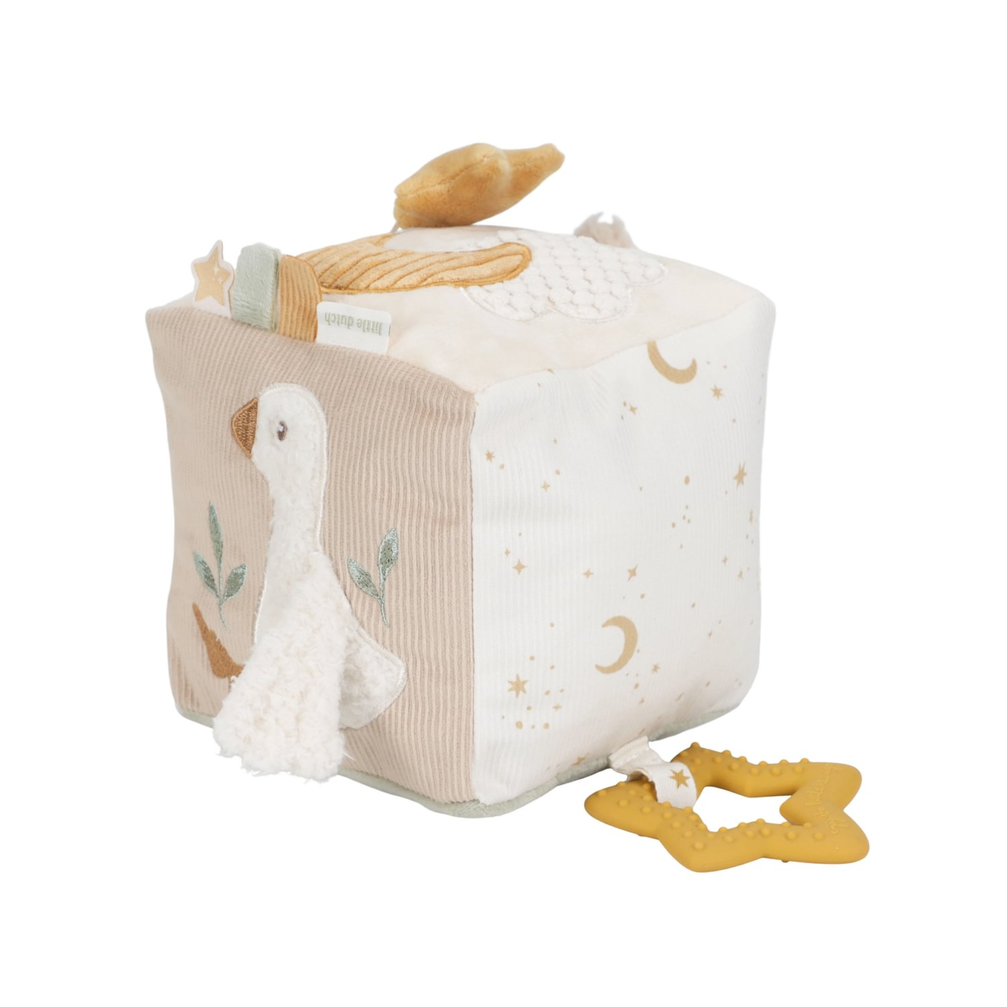 Minkštas užsiėmimų kubas Newborn Naturals
