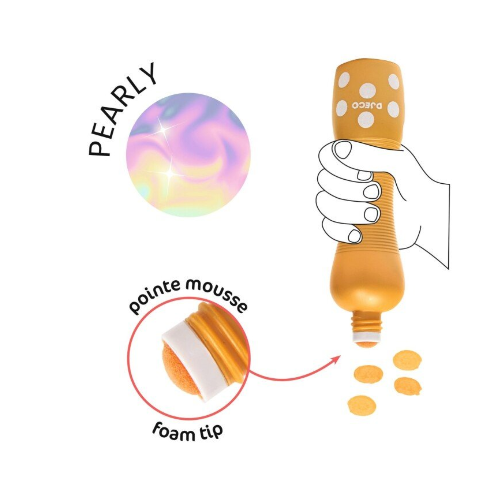 Flomasteriai - Pearly