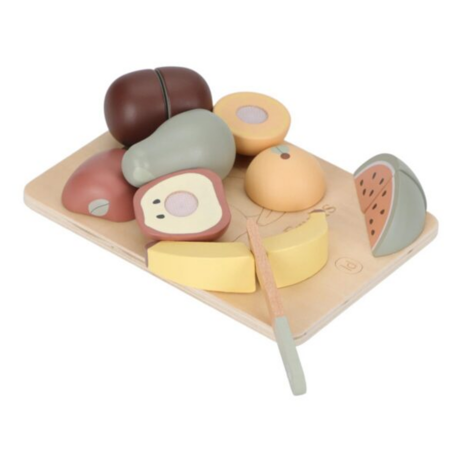 Little Dutch Wooden fruit cutting set