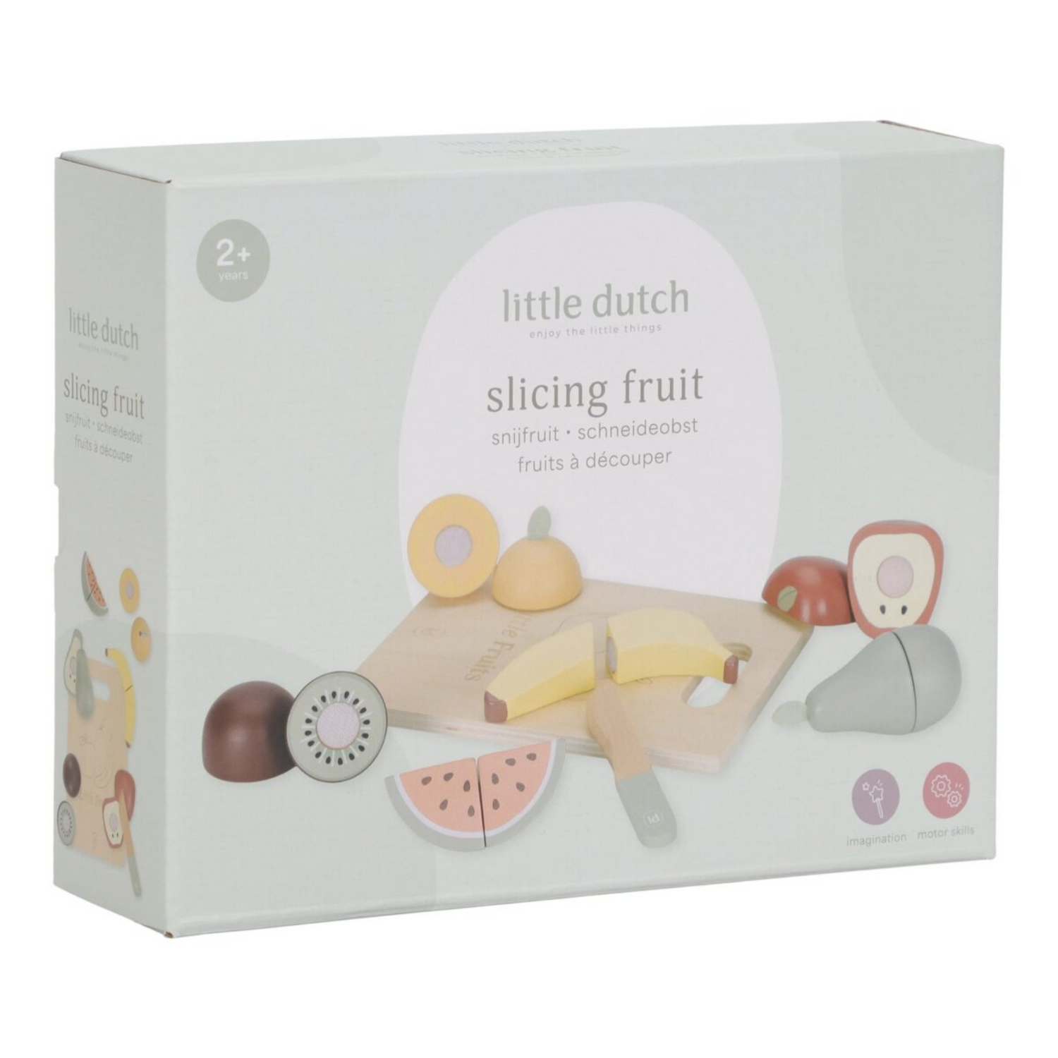Little Dutch Wooden fruit cutting set