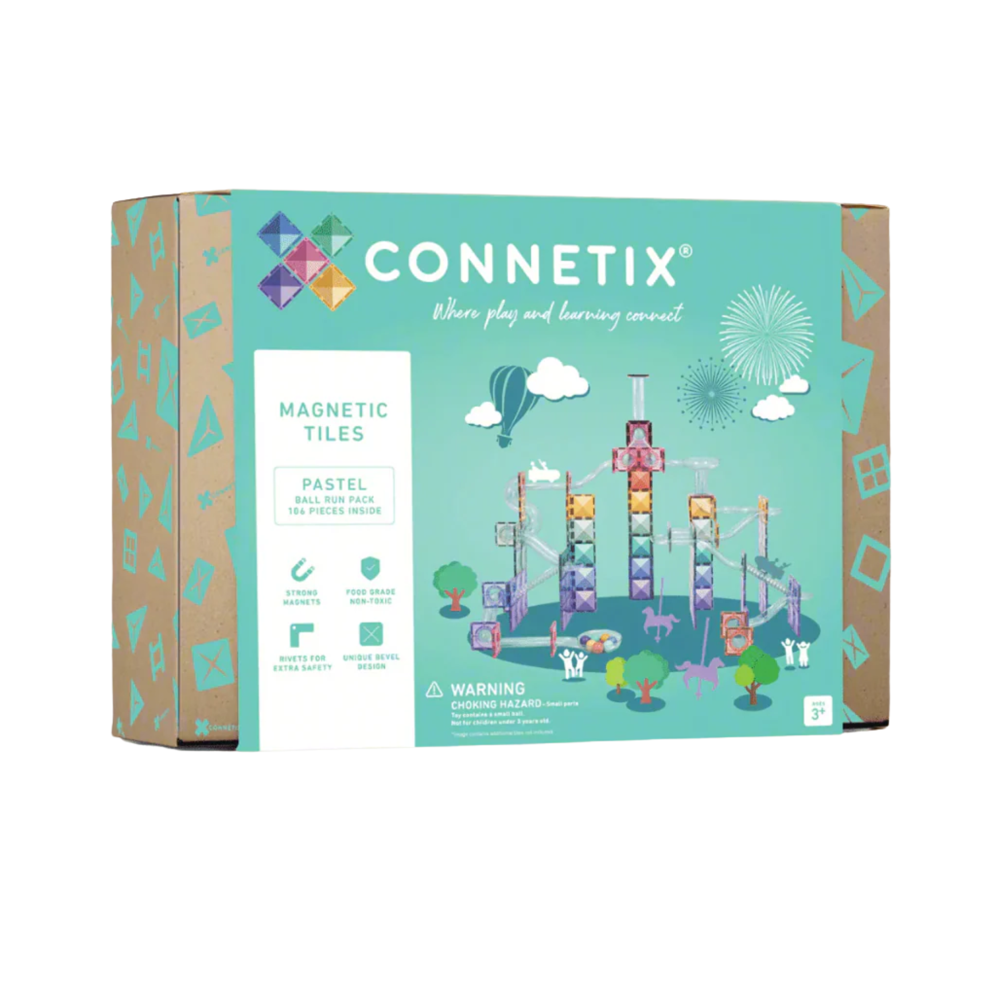 Connetix 106-pieces magnetic constructor - Ball Run pack