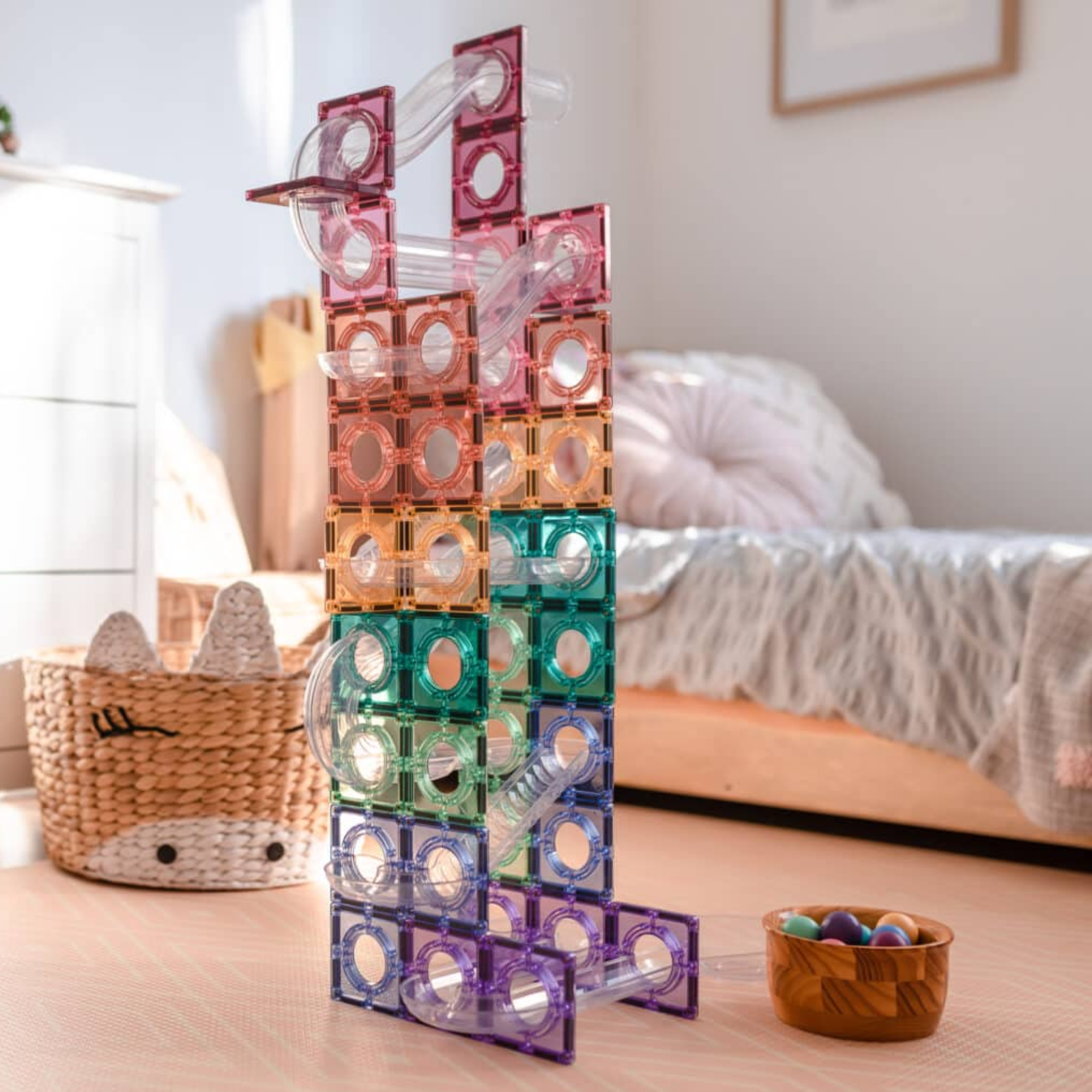 Connetix 106-pieces magnetic constructor - Ball Run pack