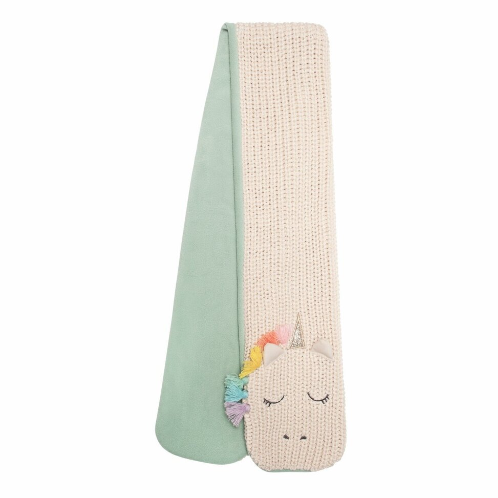 Megztas šalikas - Rainbow Unicorn