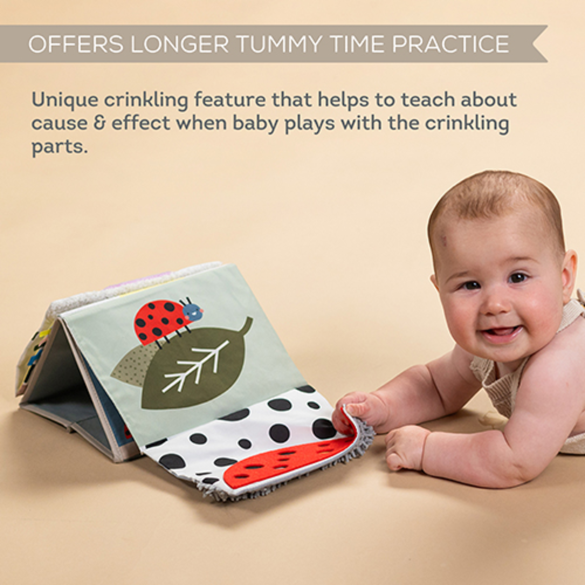 Sensorinė knygelė - Tummy-time