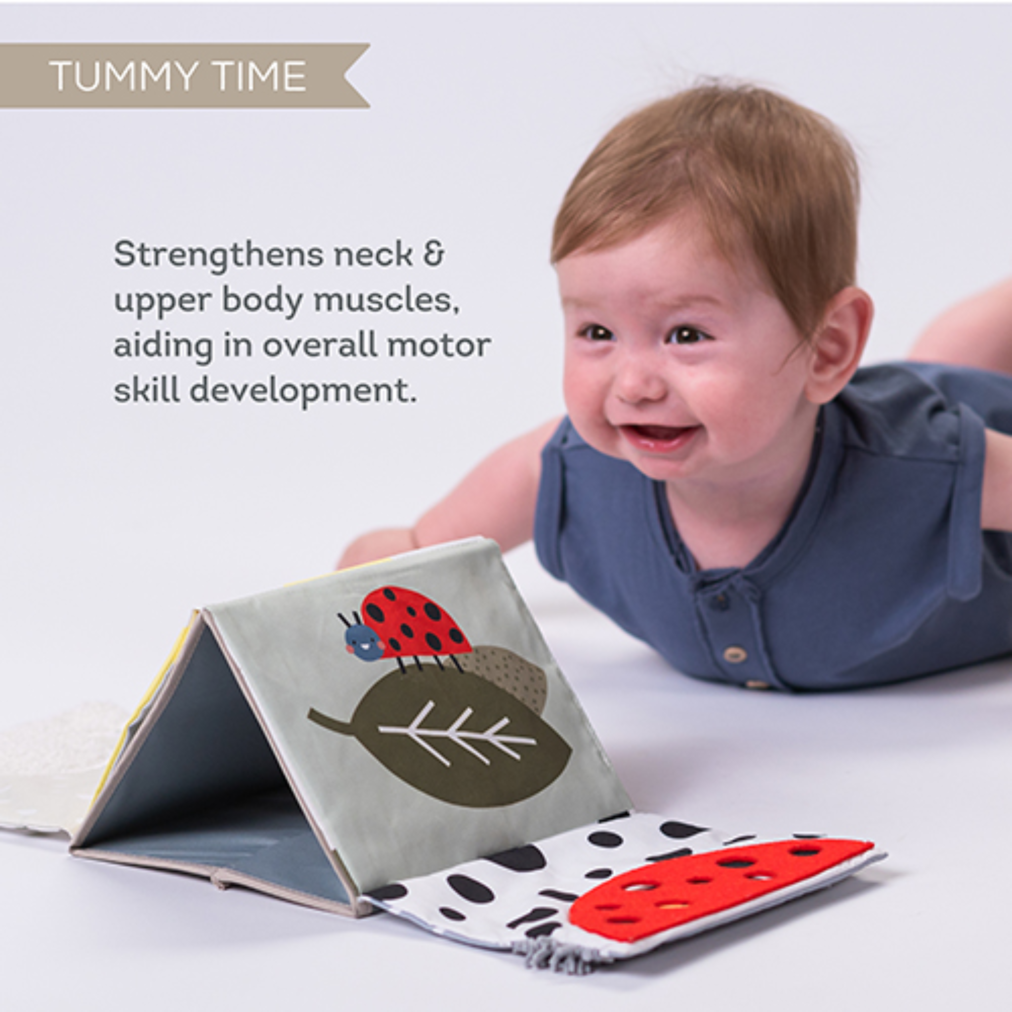 Sensorinė knygelė - Tummy-time