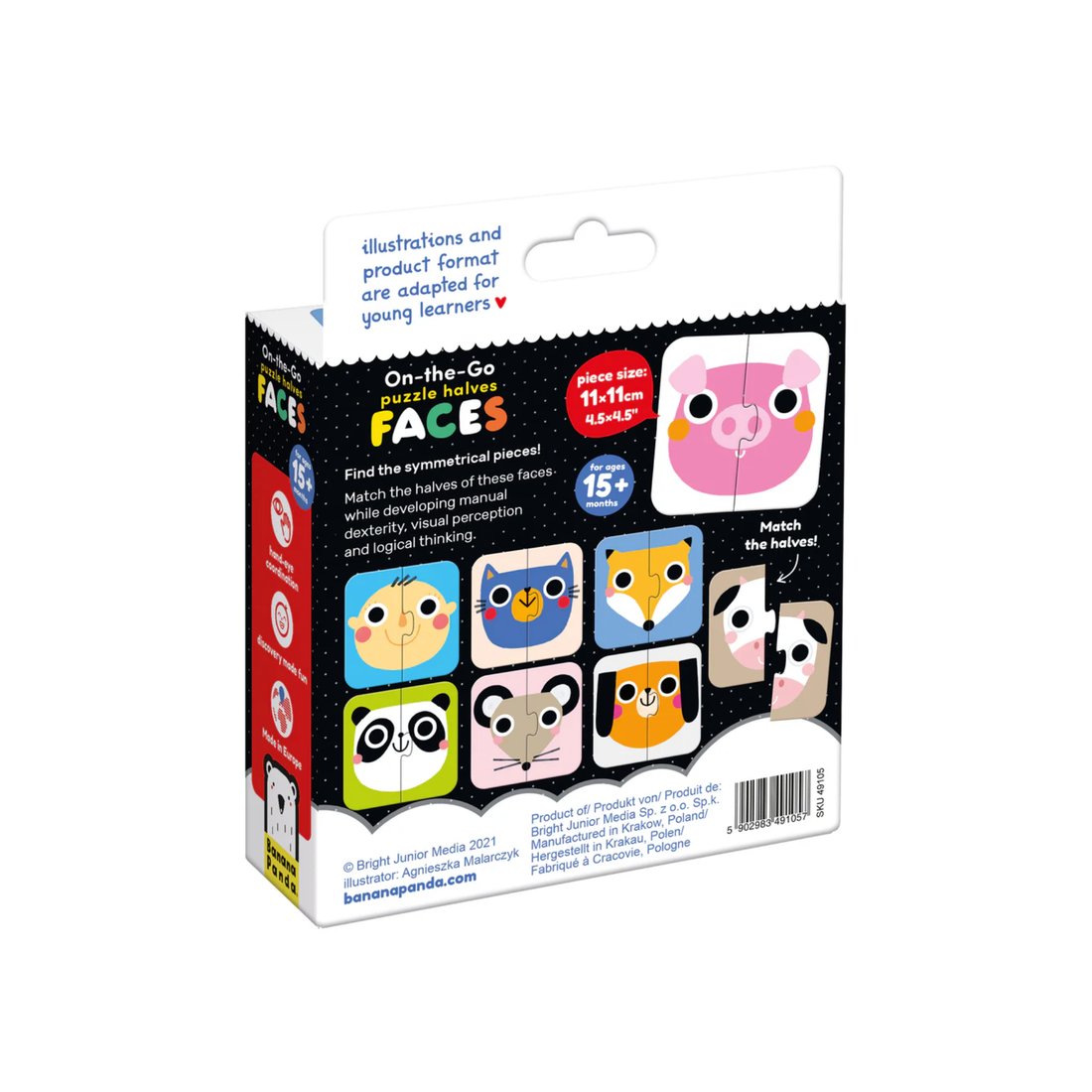 Pirmoji dėlionė Halves Faces