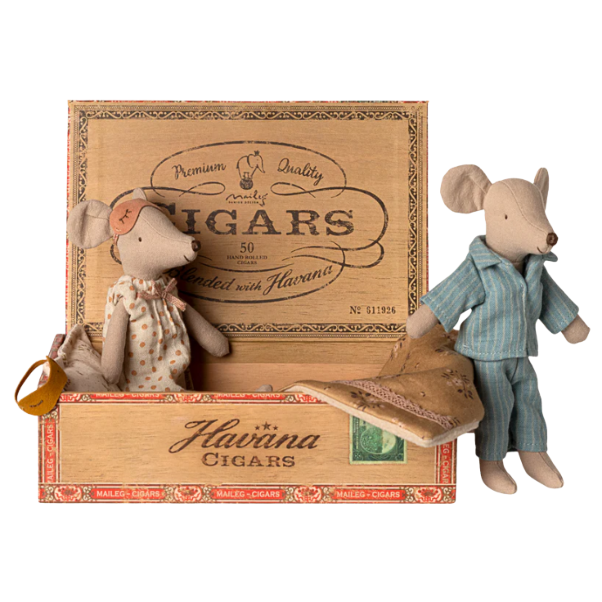Mom and Dad in a cigar box