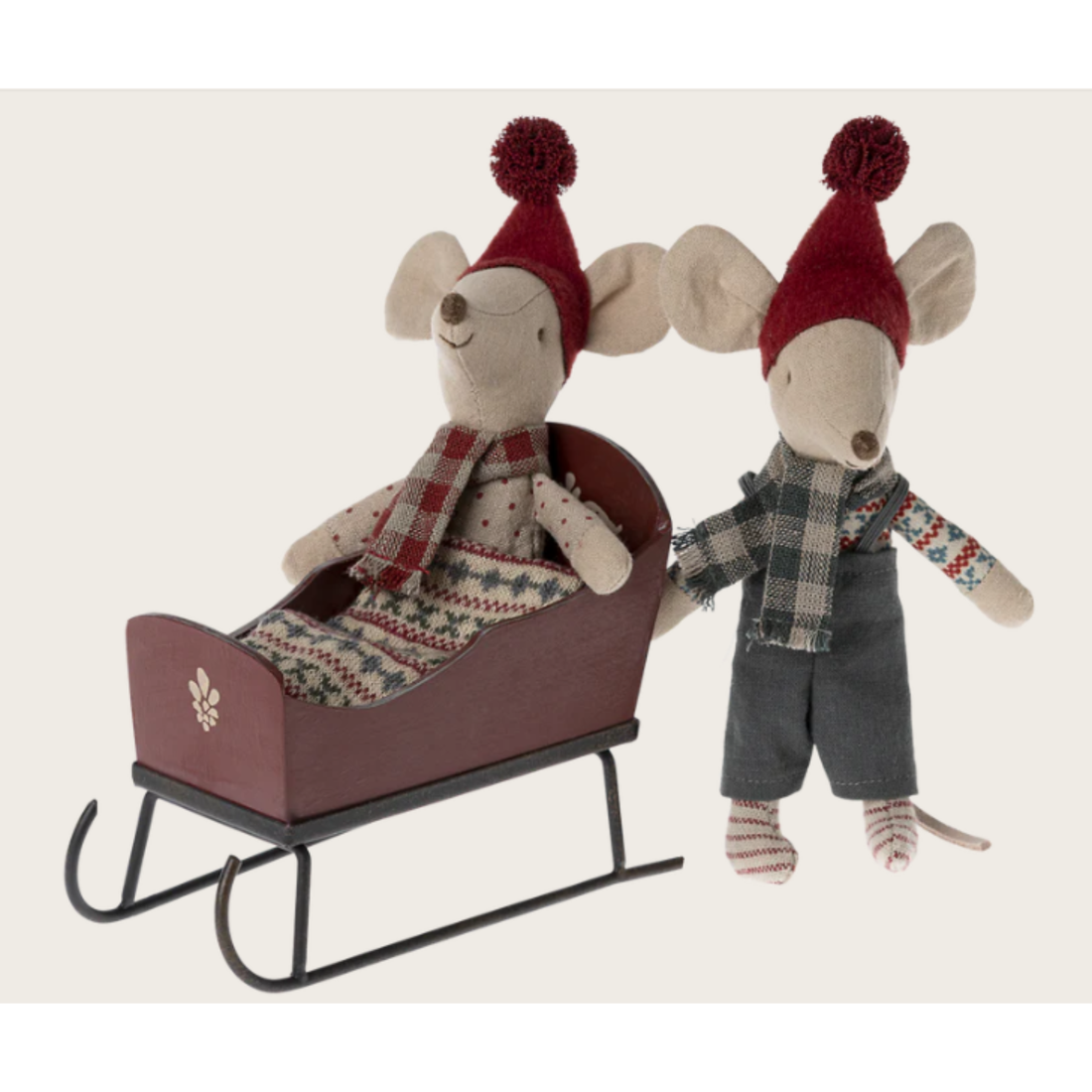 Peliukų rogės - Red