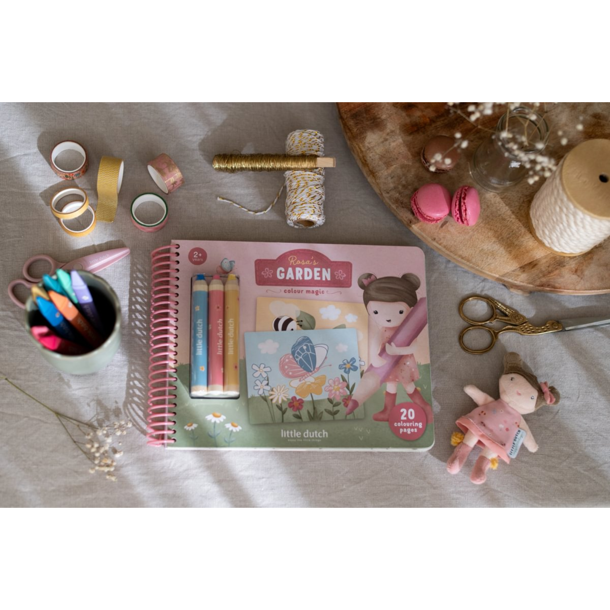 Spalvinimo knygelė - Rosa & Friends