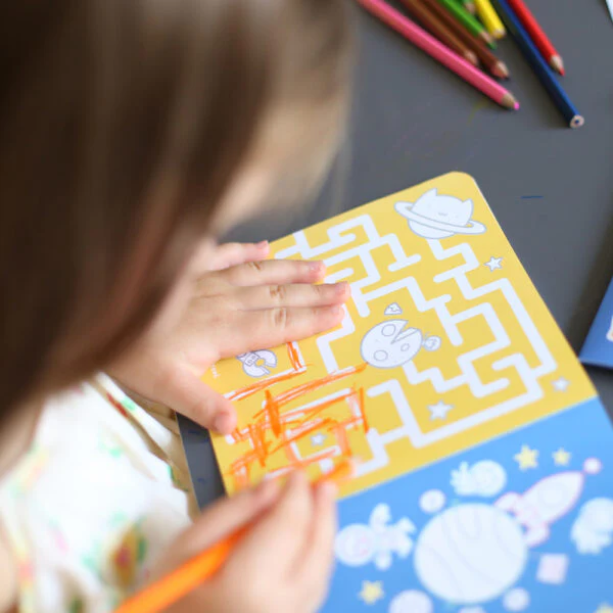 Spalvinimo knyga I Love Coloring Space