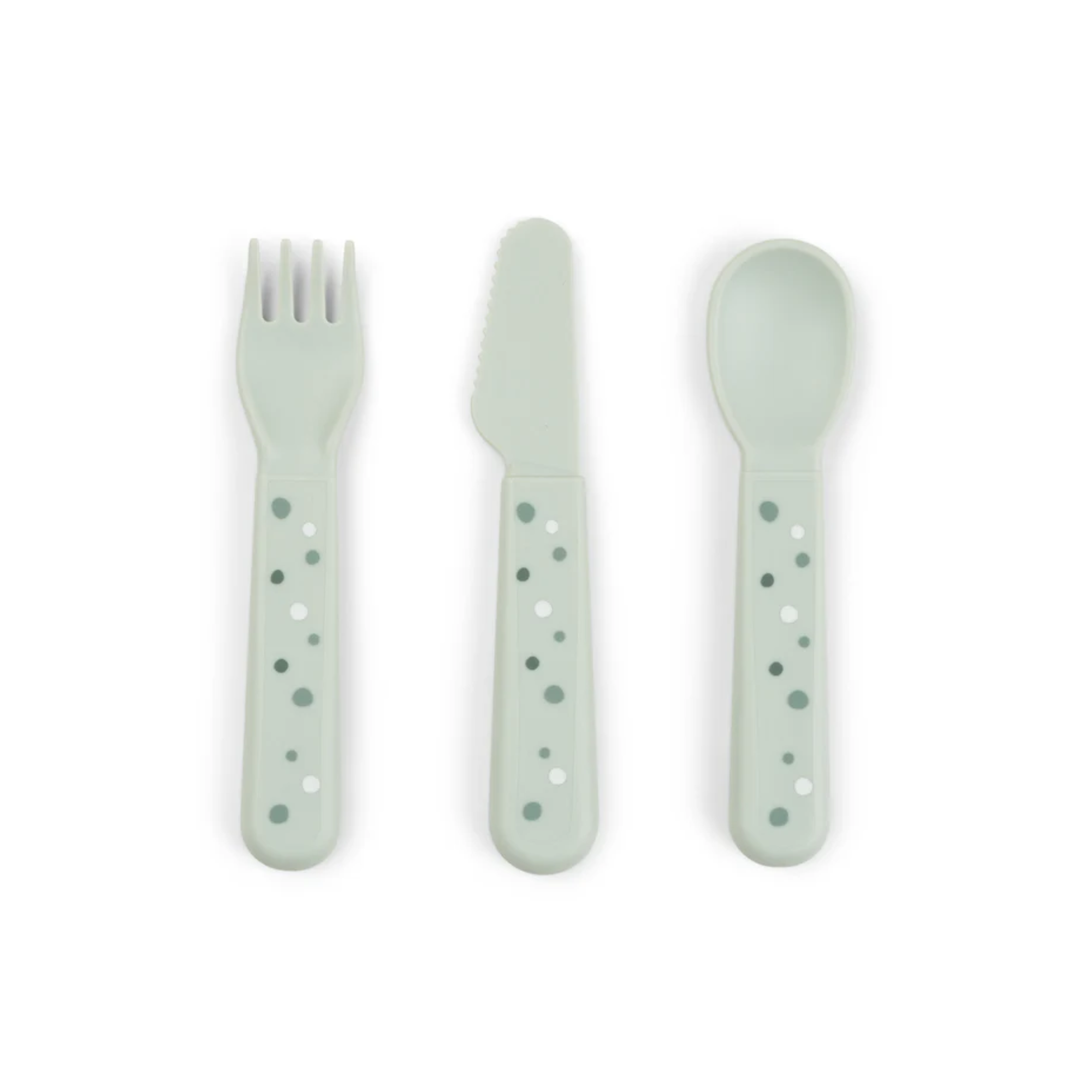 Vaikiški virtuvės įrankiai - Happy dots Green