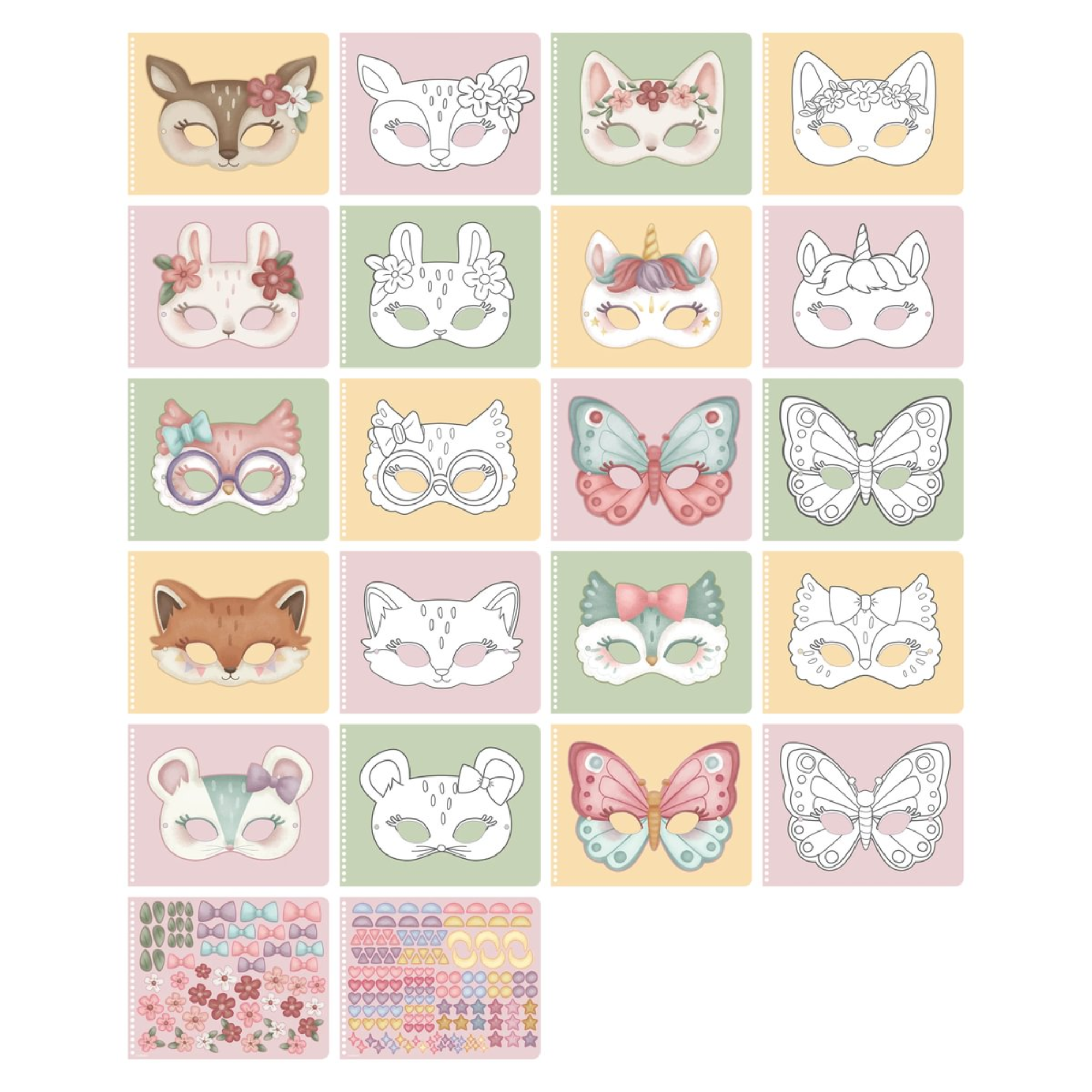 Reusable stickers - Dress up Jim & Friends