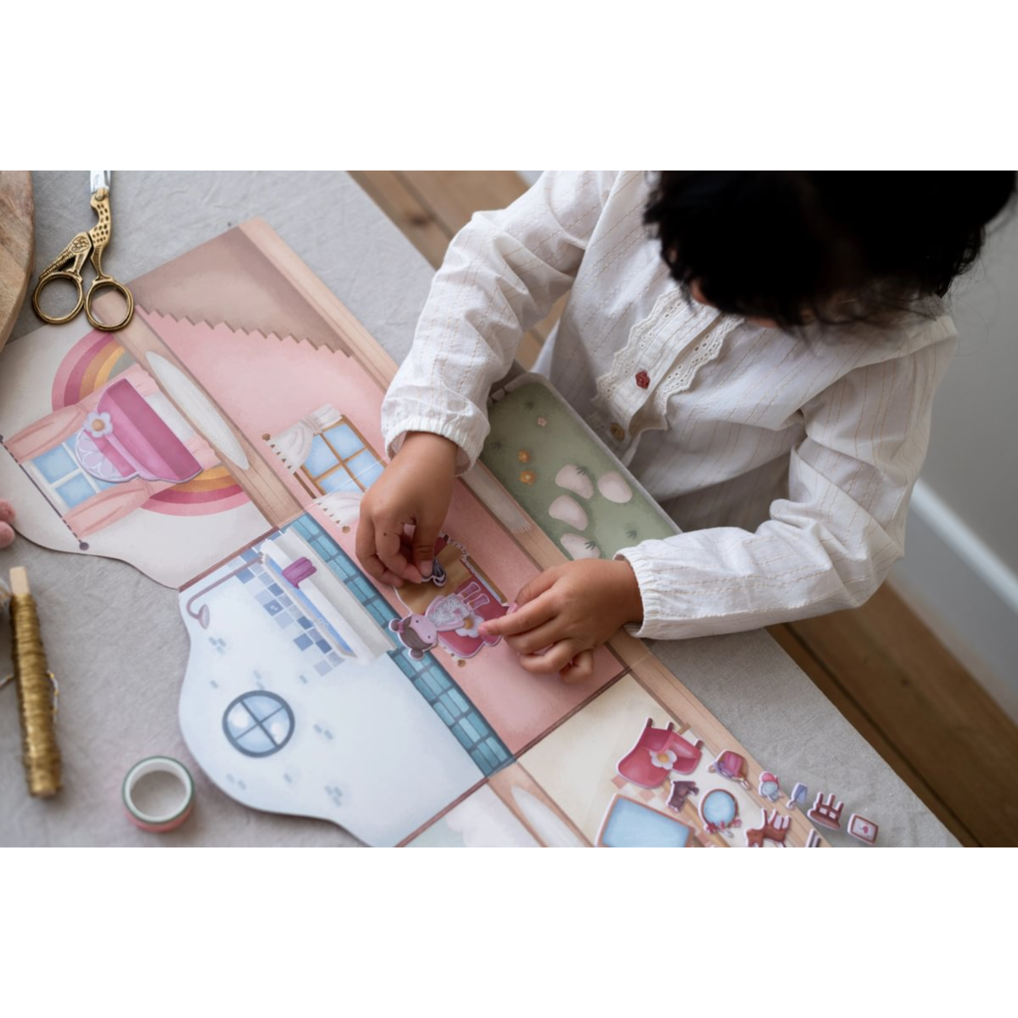 Daugkartiniai lipdukai - Rosa & Friends