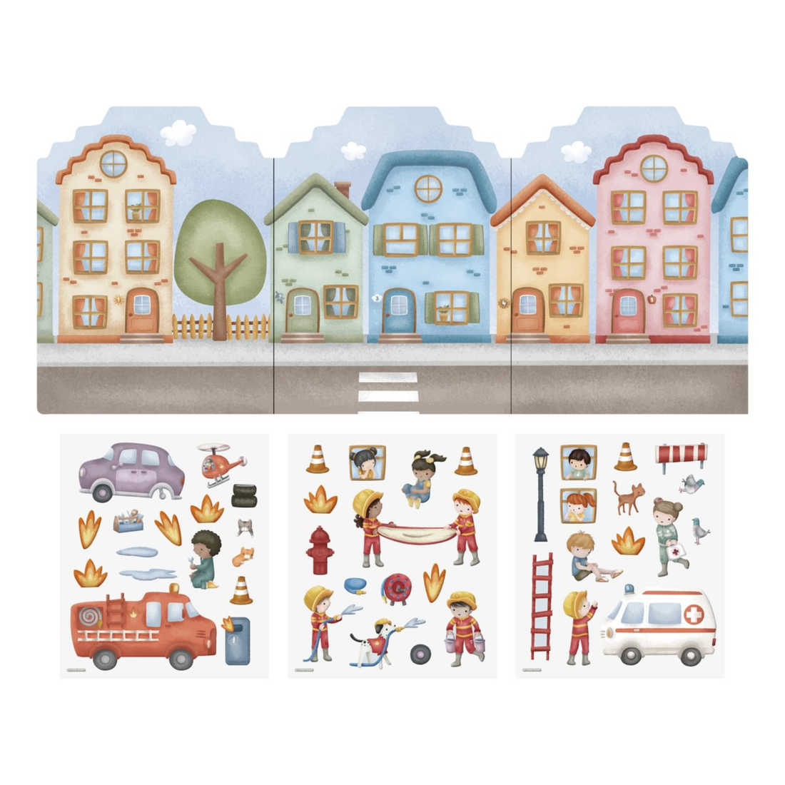 Daugkartiniai lipdukai - Jim & Friends