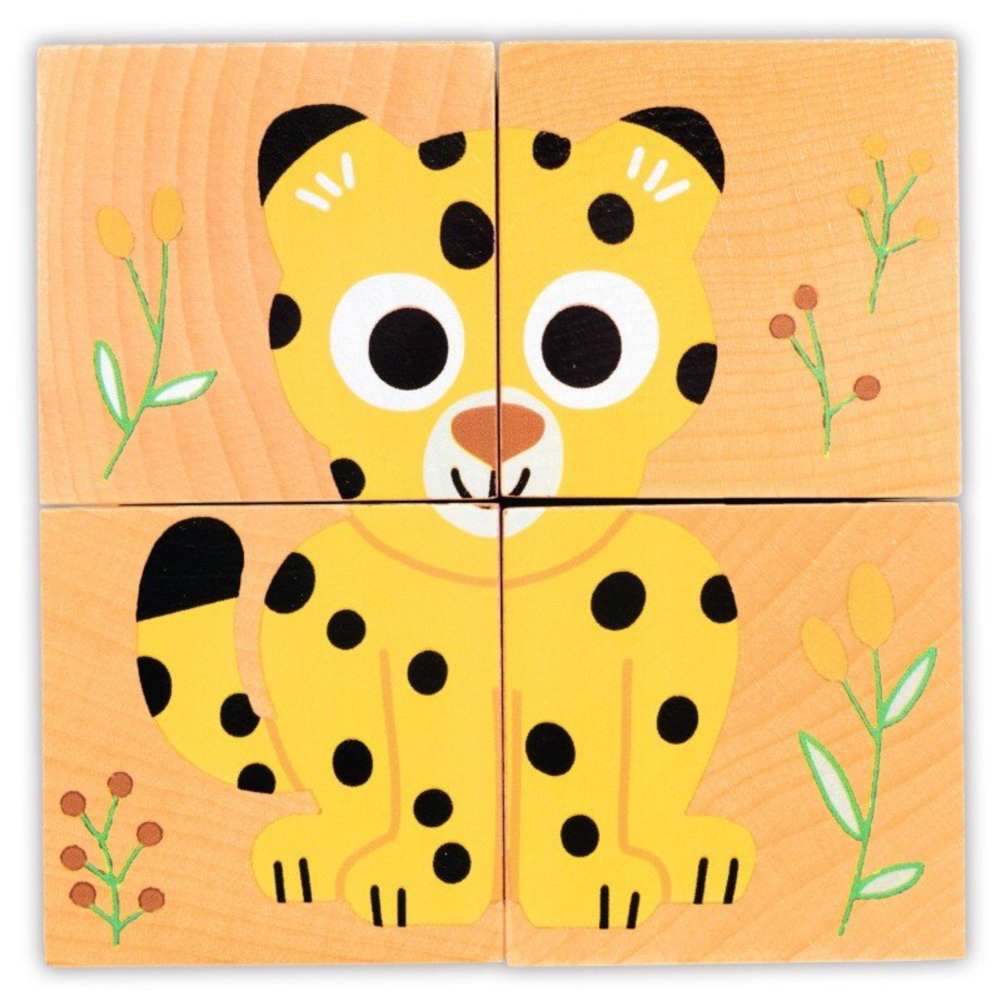 4 kaladėlių dėlionė - Gamta