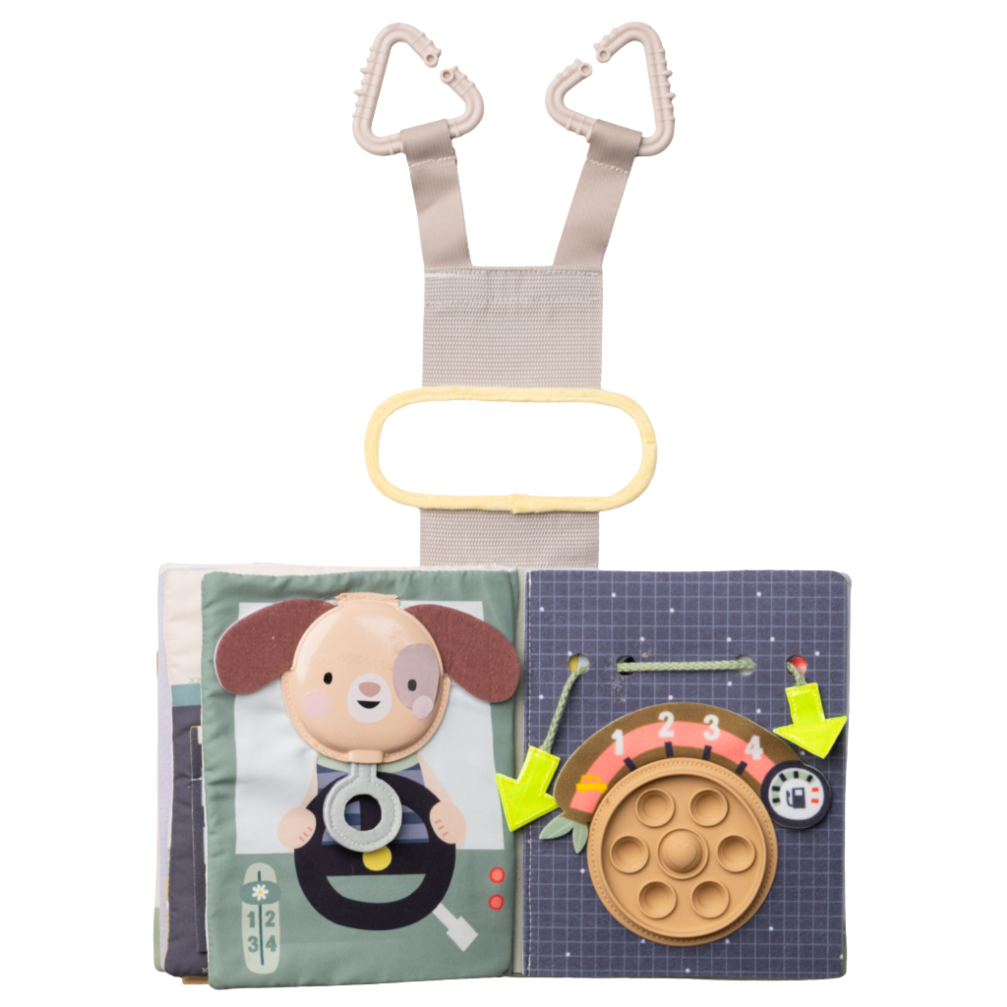 Pakabinamas žaislas automobilyje - Ride Time Busy Book