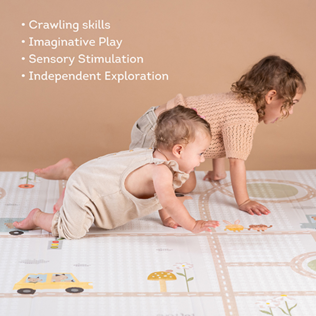 Minkštas žaidimų kilimėlis - Highway adventures