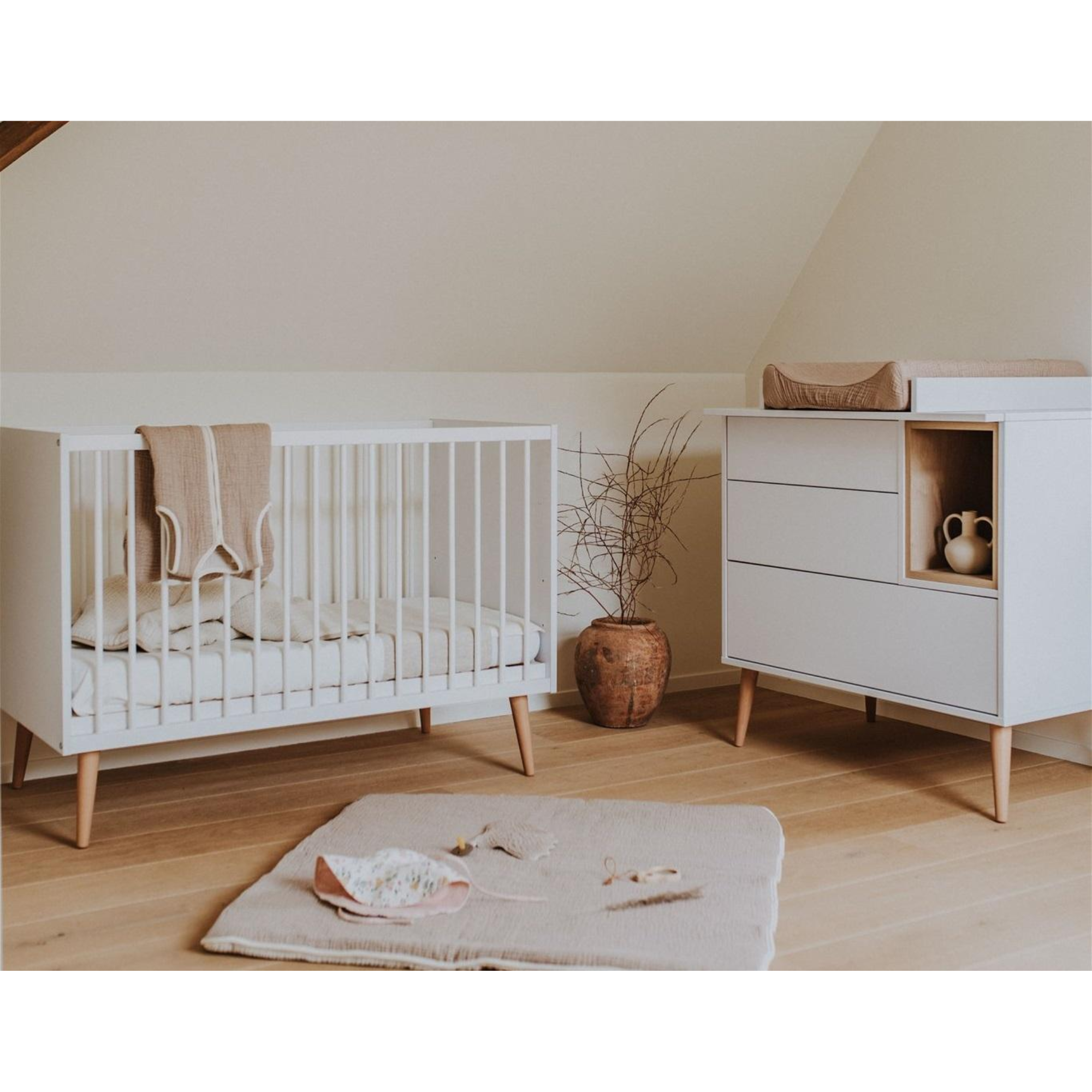 Kūdikio lovytė Cocoon - 120*60 cm - Įvairių spalvų