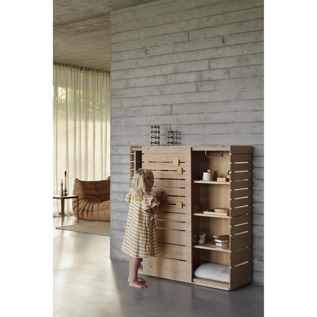 Quax chest of drawers Black Ash