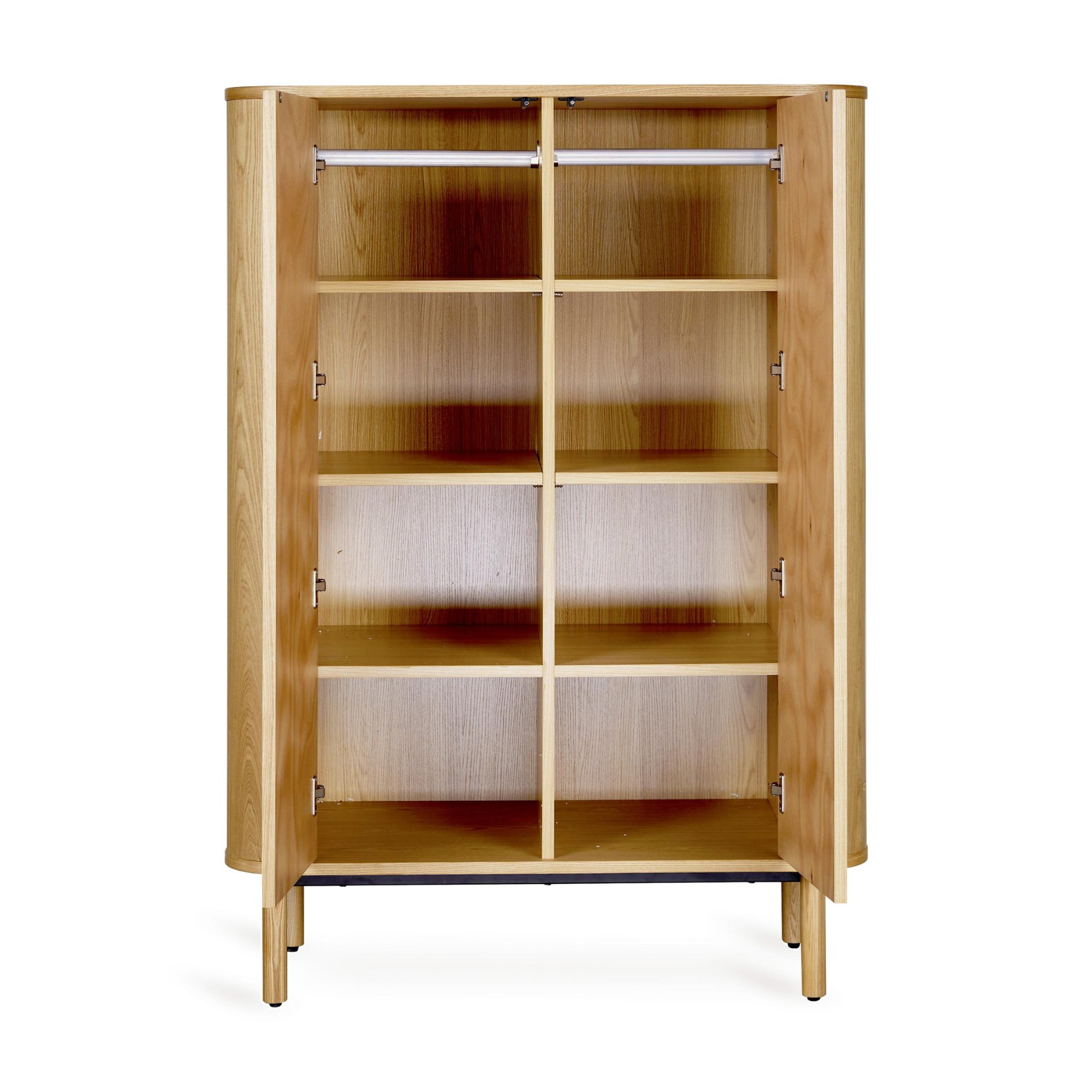 Spinta Yume su plokščiomis durimis - Natural Ash