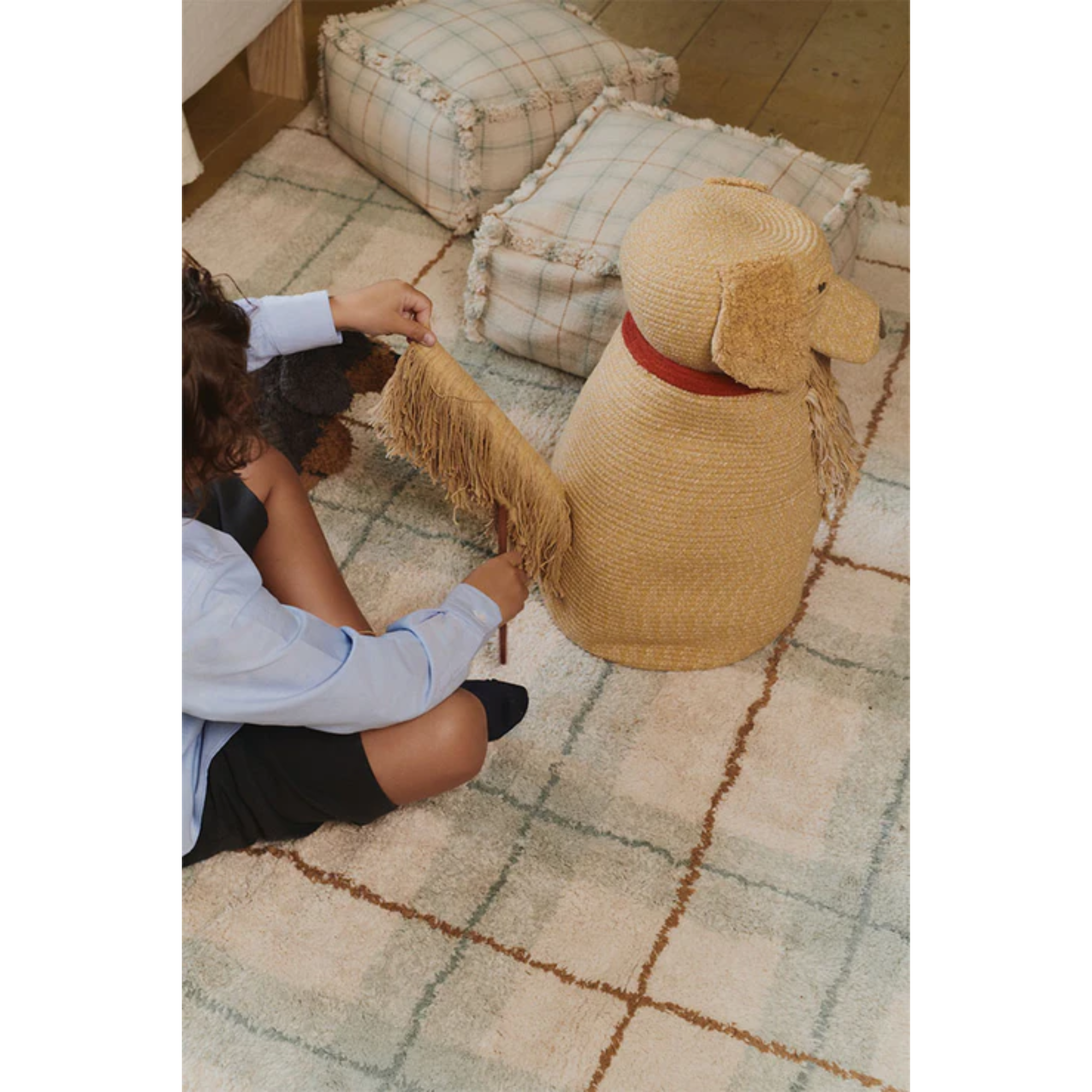 Kilimas Tartan Blue Sage