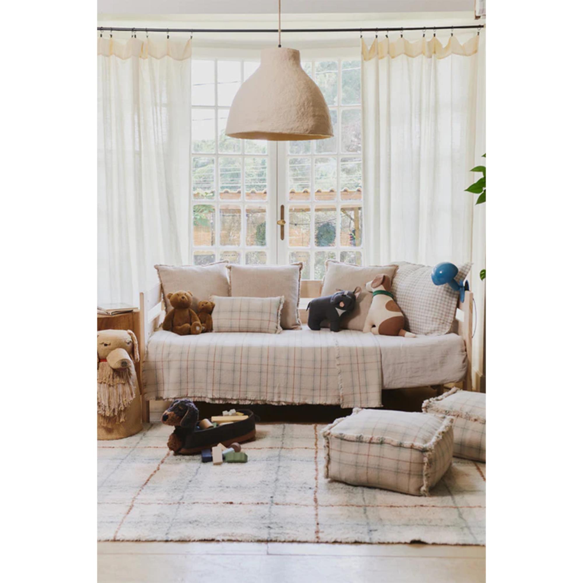 Kilimas Tartan Blue Sage