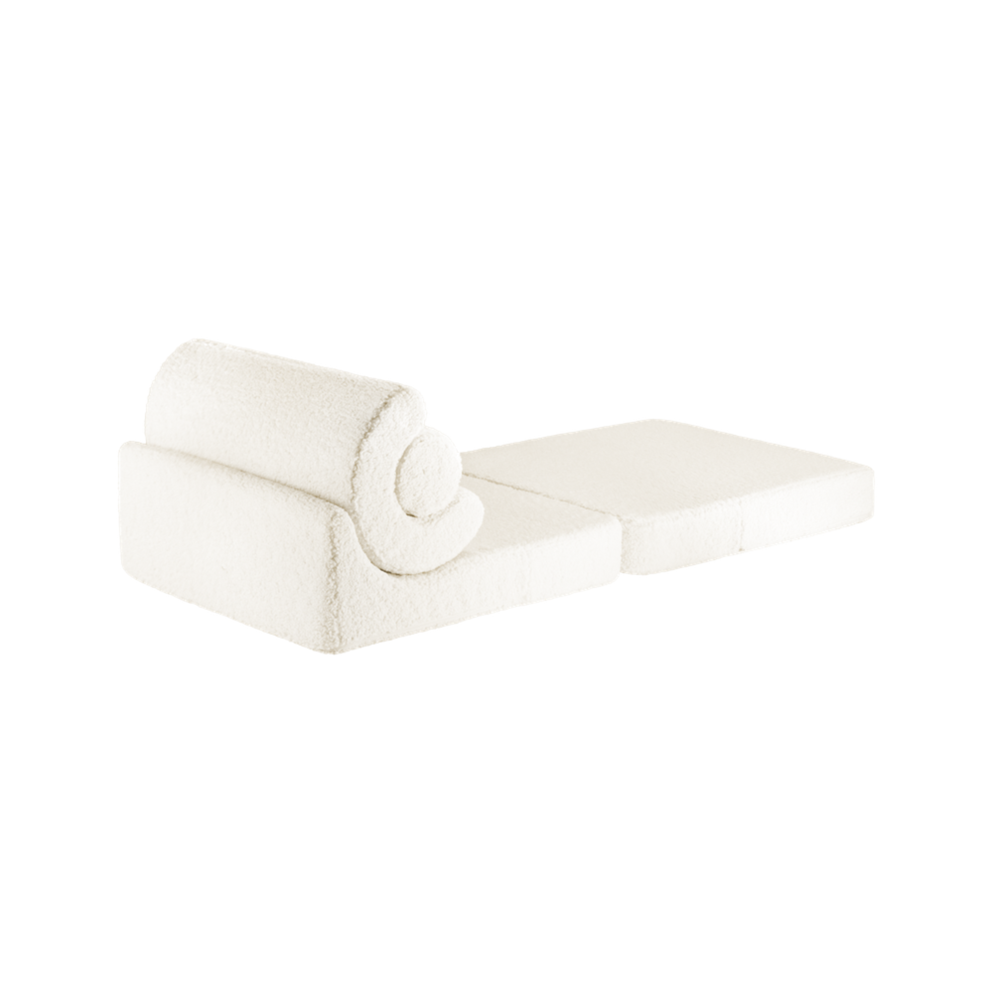 Sulankstoma lova - Cream White