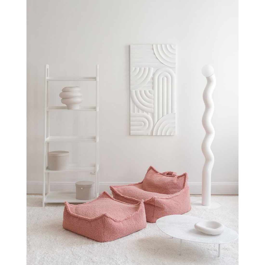 Sėdmaišio pufas - Guava Pink