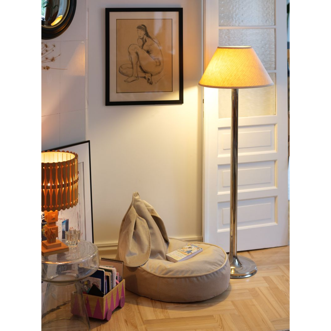 Bunny sėdmaišis - Dusty Beige